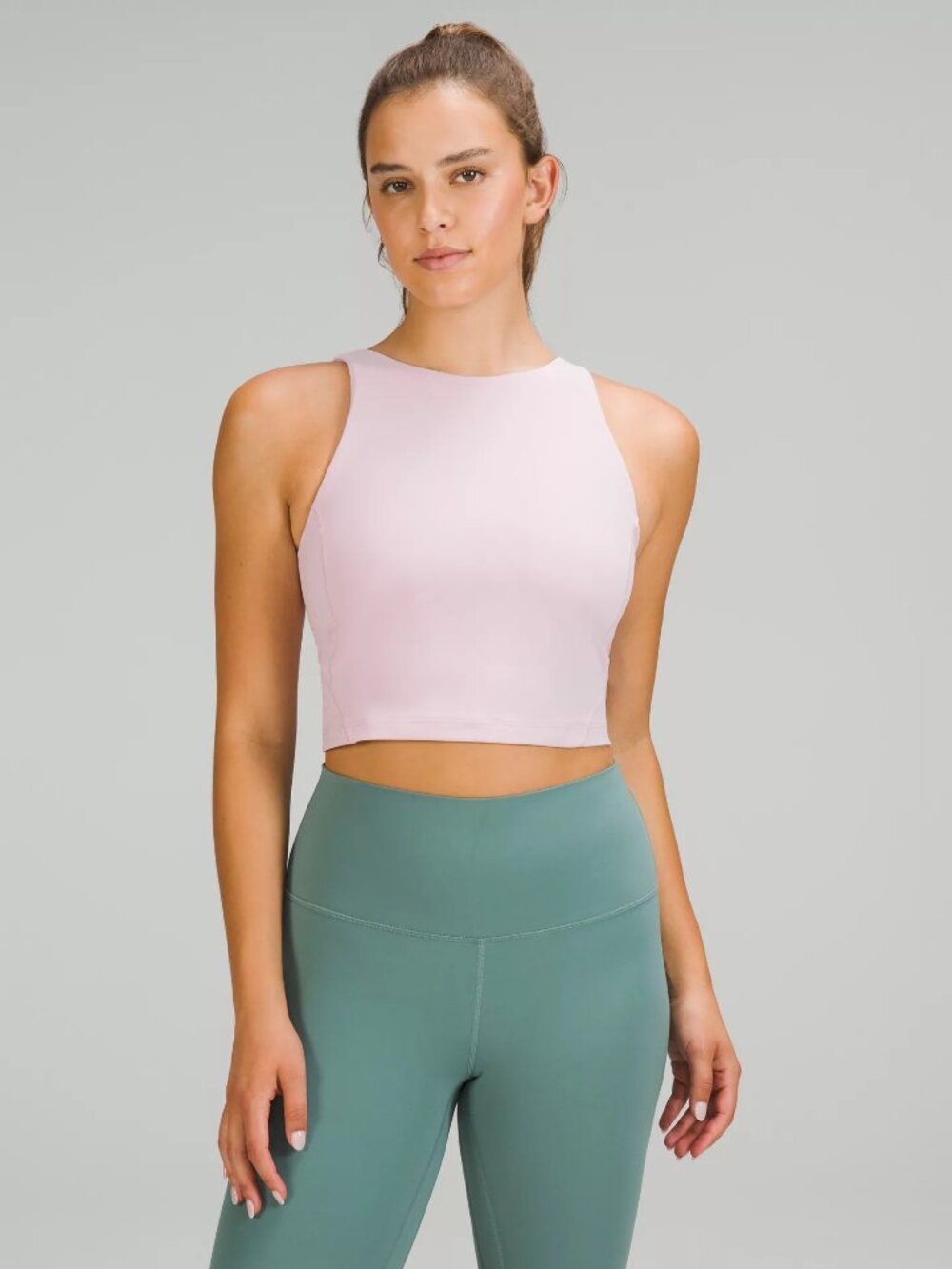 lululemon Align High-Neck Tank Top Pink Peony Size 8